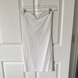 H&M White Women's strapless Dress